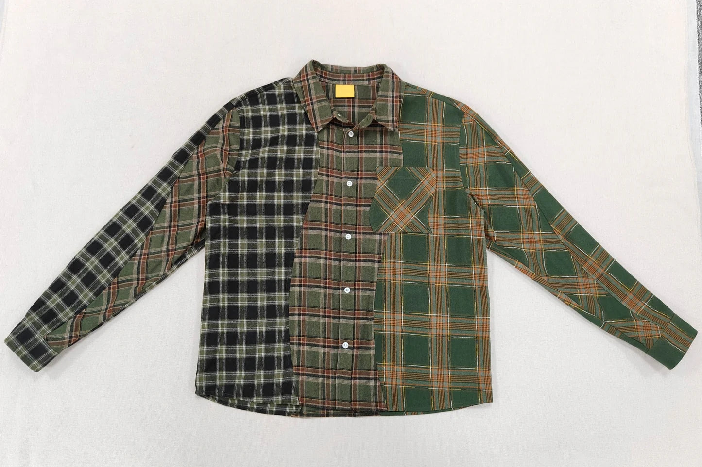 Green Triple Plaid Shirt