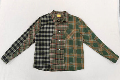 Green Triple Plaid Shirt