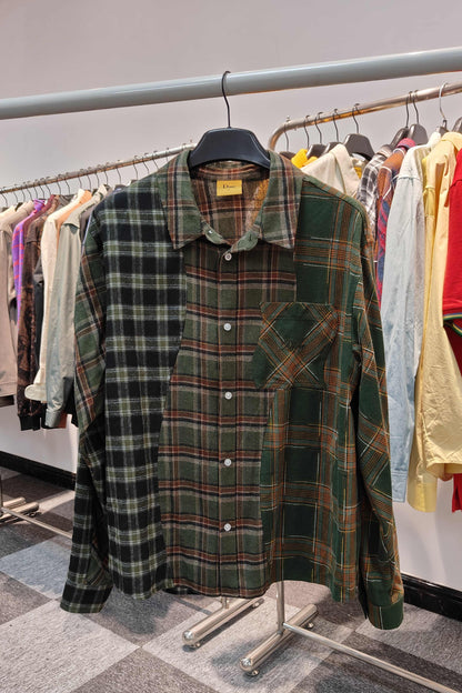 Green Triple Plaid Shirt