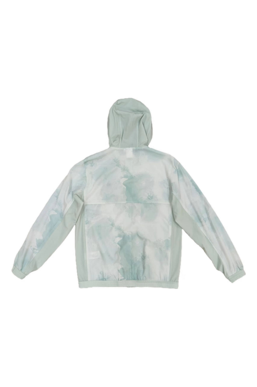 Light Green Tie-dye Hooded Jacket