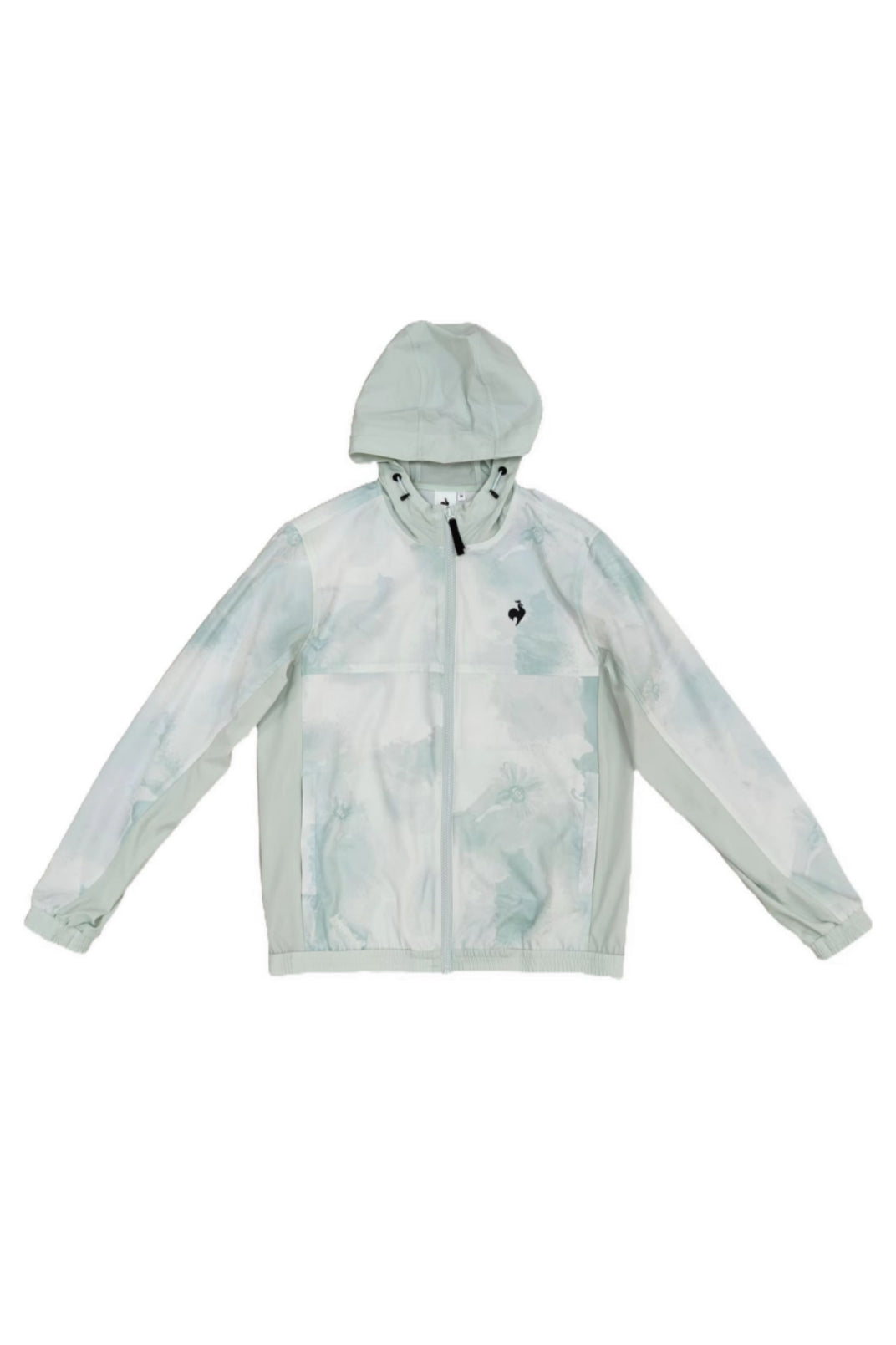 Light Green Tie-dye Hooded Jacket
