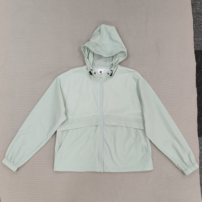 Light Green Hooded Jacket