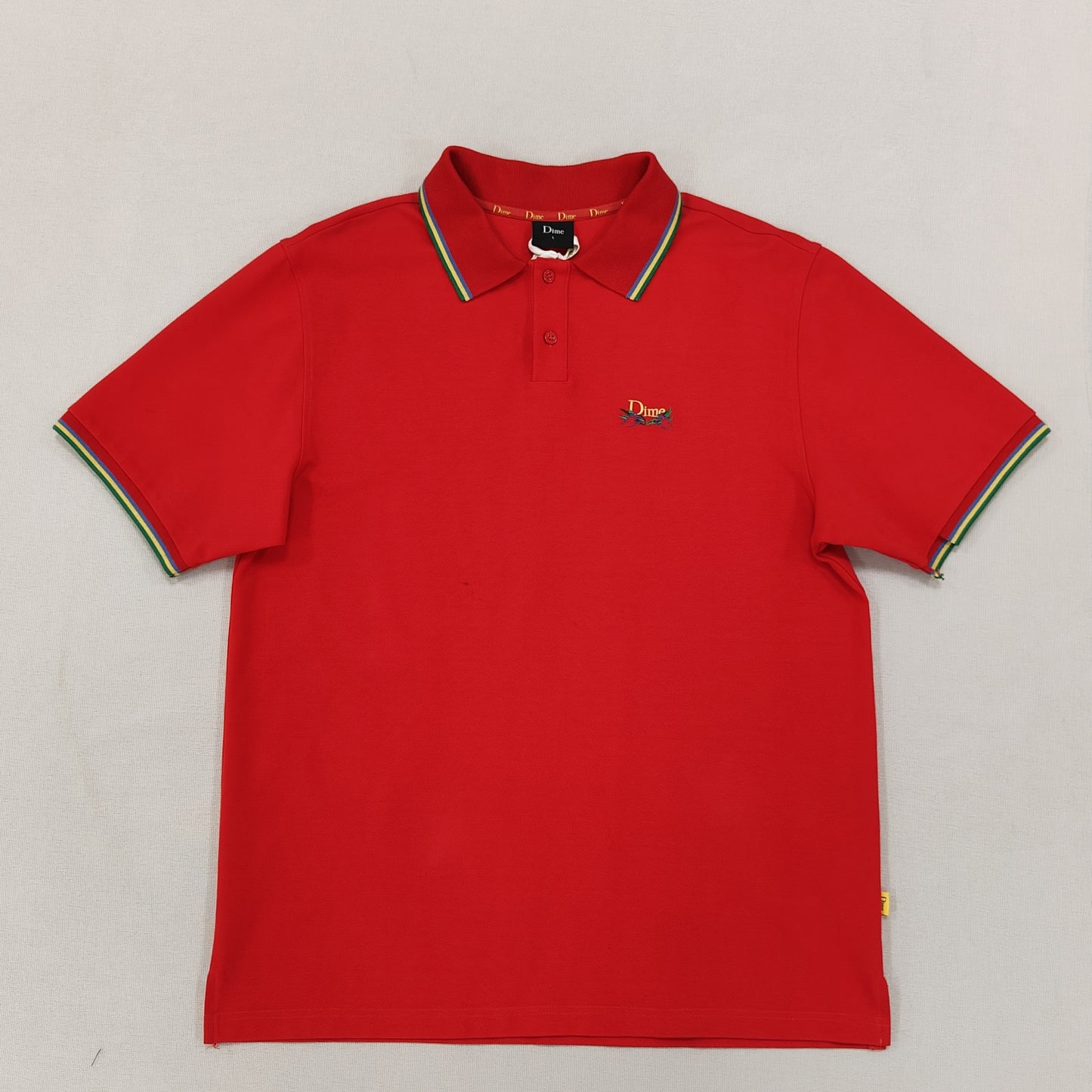 Red Embroidery Polo Shirt