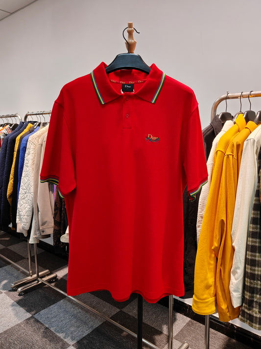 Red Embroidery Polo Shirt