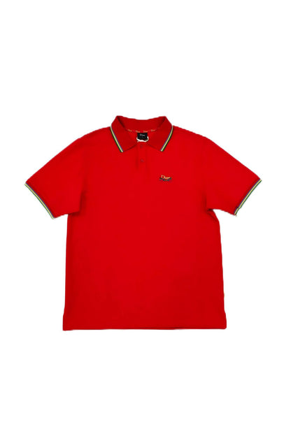 Red Embroidery Polo Shirt