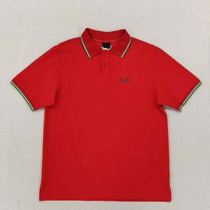 Red Embroidery Polo Shirt