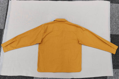 Orange Embroidered Shirt