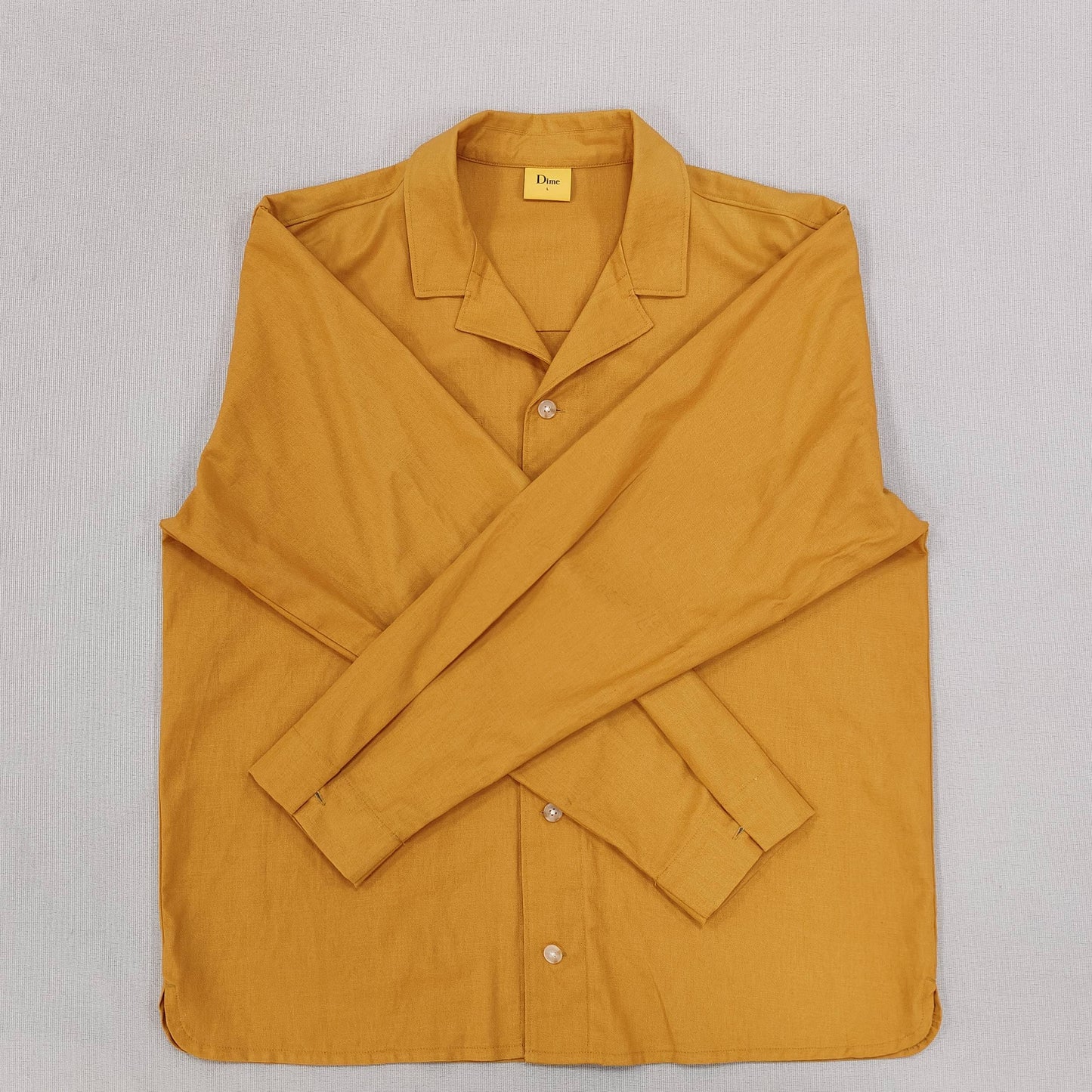 Orange Embroidered Shirt