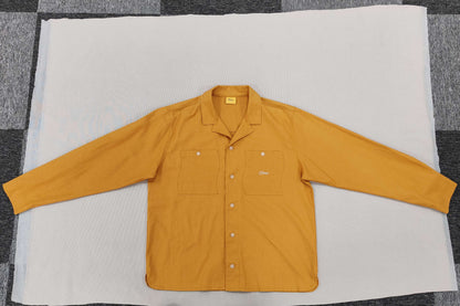 Orange Embroidered Shirt