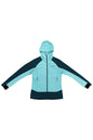 Green Hooded Zip-up Active Jacket