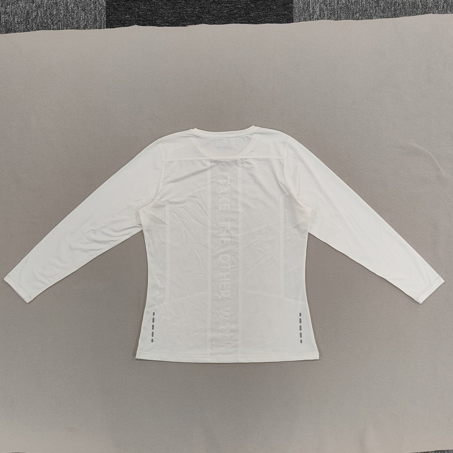 White Active Long Sleeves Top