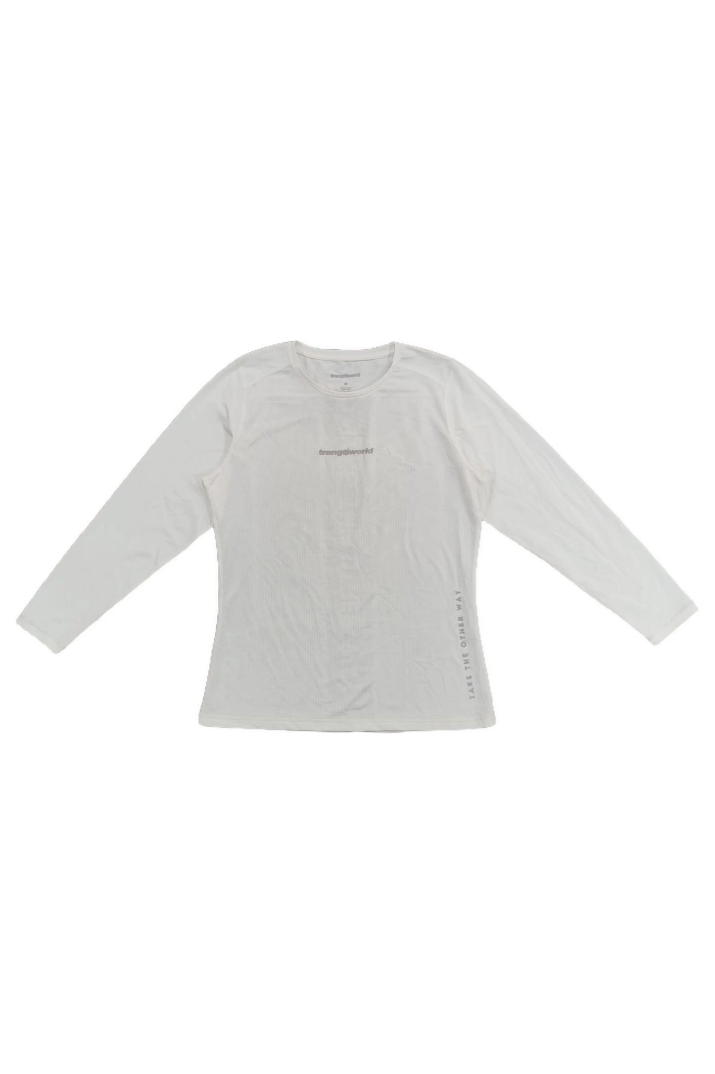 White Active Long Sleeves Top