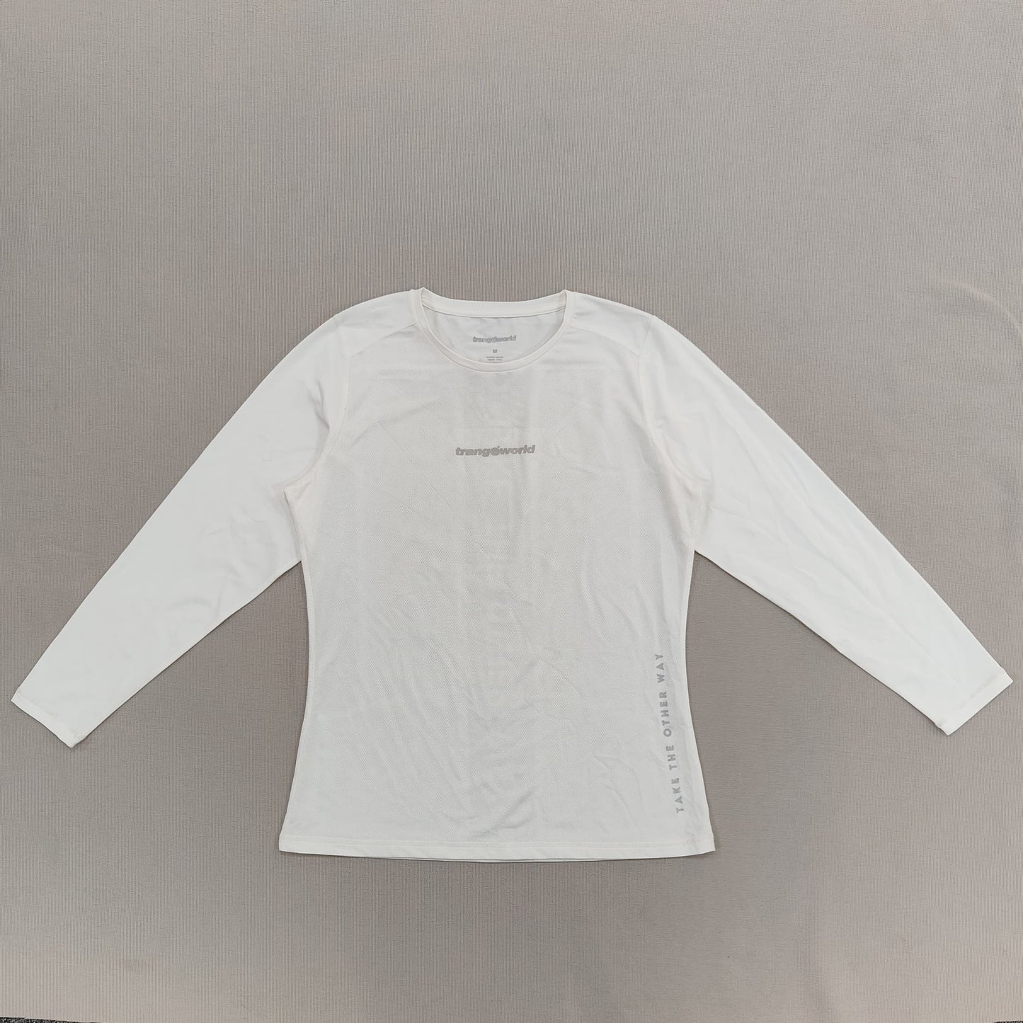 White Active Long Sleeves Top