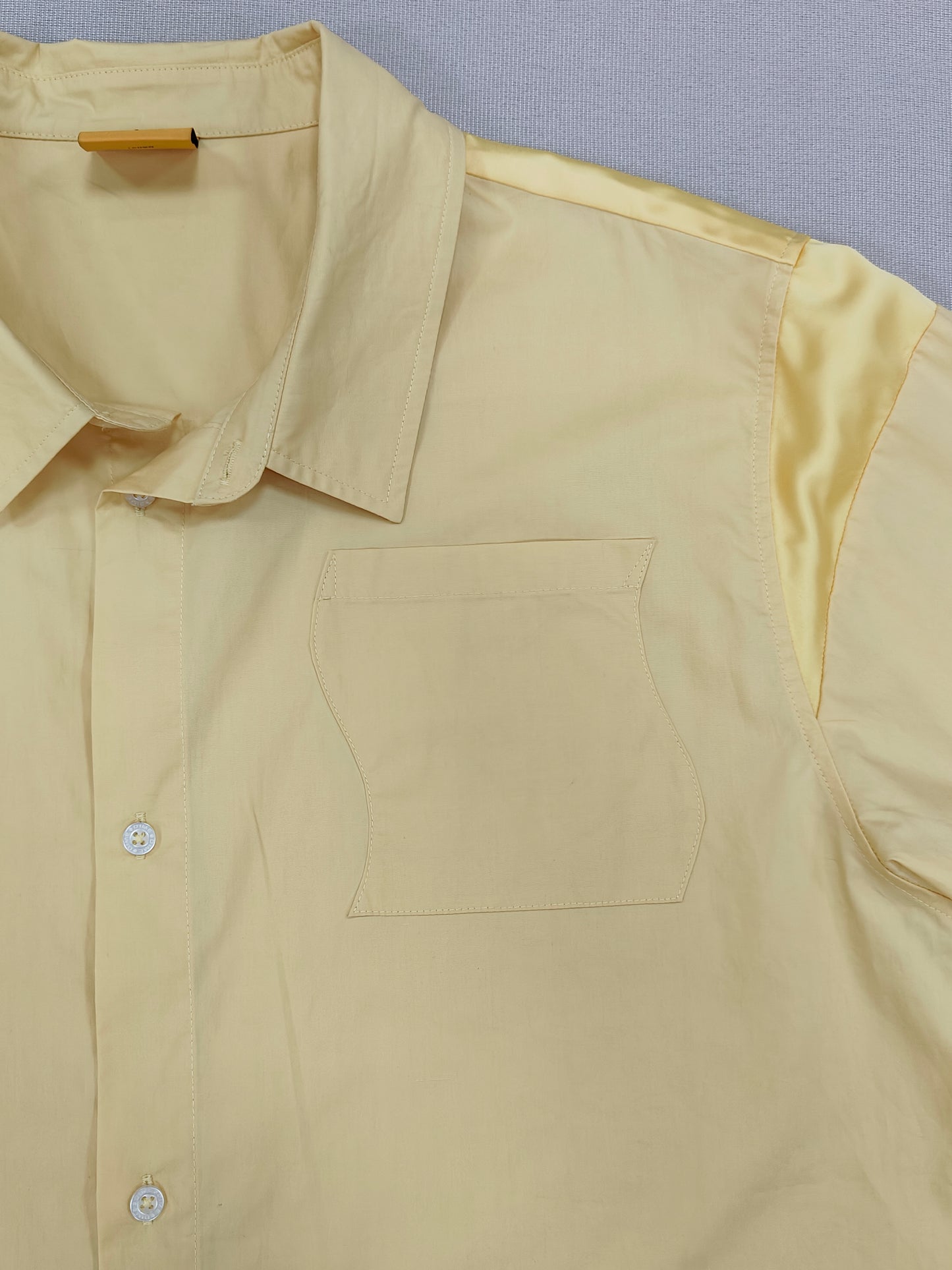 Yellow Panelled Shirt